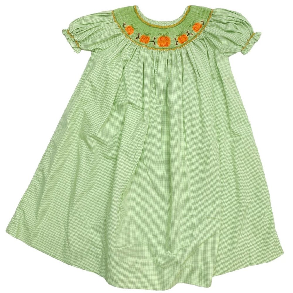 G11-Royal Child, 4Y, s/s cotton smocked dress
